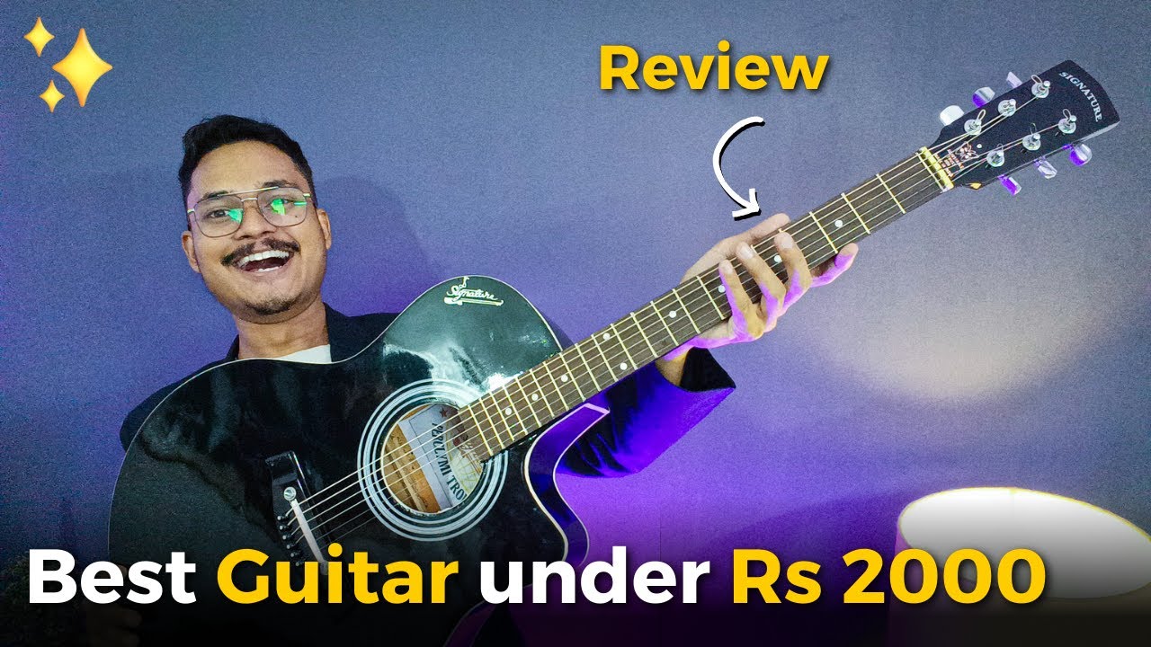 Best Guitar under Rs 2000 | Best Acoustic Guitar under 2000 - YouTube