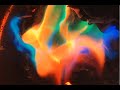 ◆虹色の炎・焚き火を面白く・マジックファイヤー(magic fire)を試す。平成最後の肉の日part1