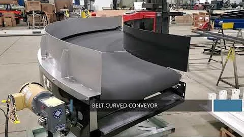 Curved Belt Conveyor by Power Pack Conveyor