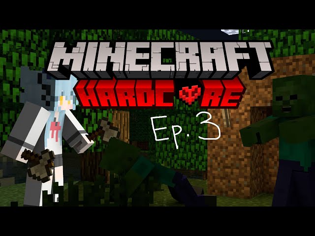 [MINECRAFT HARDCORE] death = end of stream ep3のサムネイル