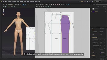 Marvelous Designer tutorial, CG clothes creation, Part 1