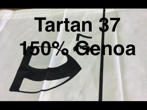 Tartan 37 CB TM - 135% Genoa - Precision Sails 400 Series Dacron