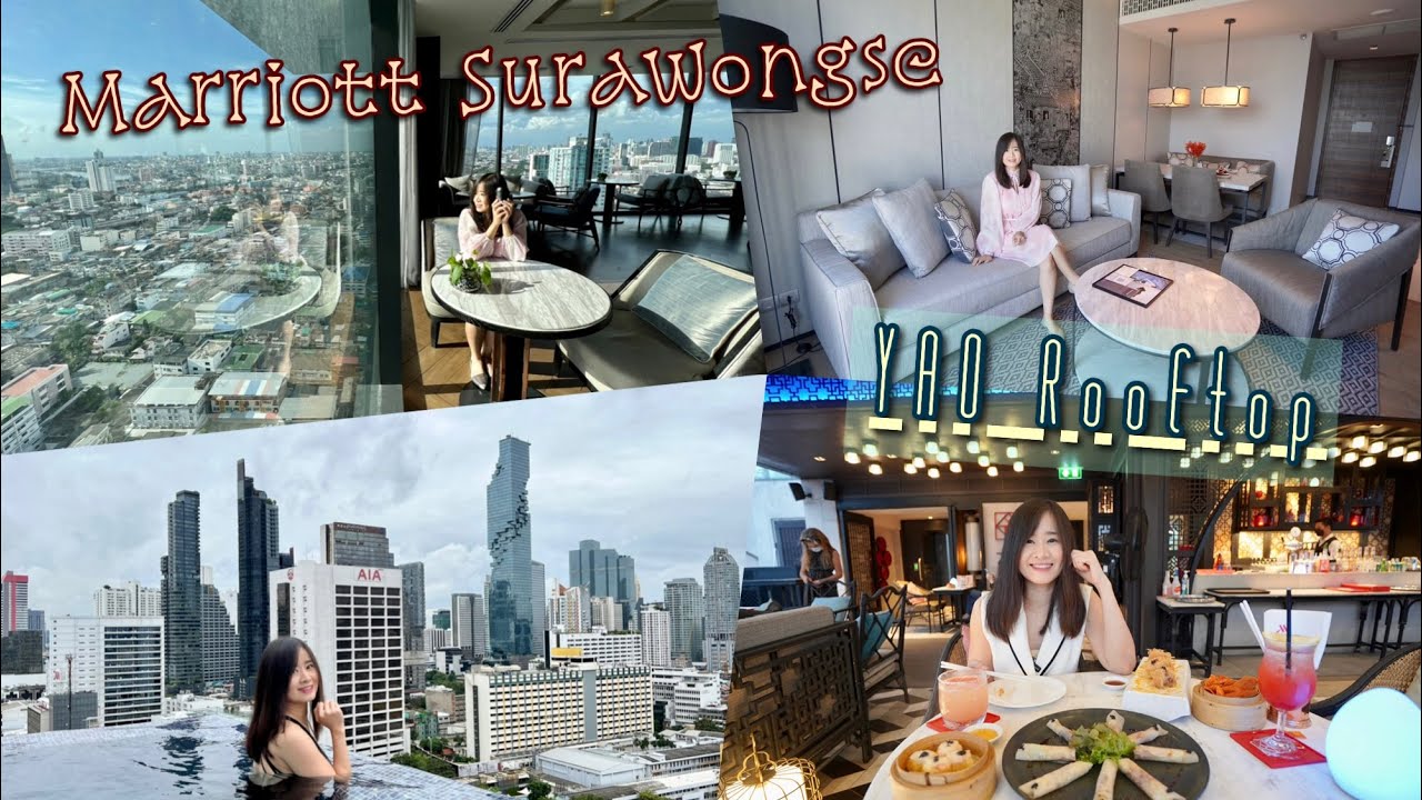 marriott rooftop bar  Update  YAO Rooftop Bar \u0026 M Suite @ Bangkok Marriott Hotel The Surawongse วิวสวย ห้องพักหรู อาหารจีนสุดอร่อย
