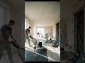 From Ruined Floor to Liquid Glass 😱✨ | Satisfying Epoxy Transformation #Shorts