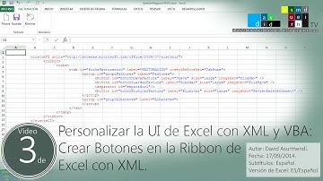 Crear Botones en la Cinta de Opciones o Ribbon de Excel con XML y el Office Custom UI Editor.