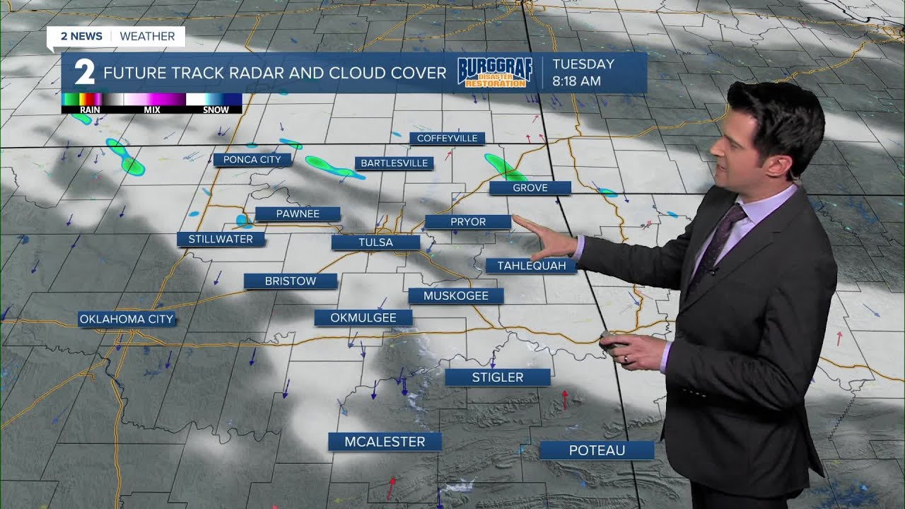 Light winds Tuesday and slightly warmer - YouTube