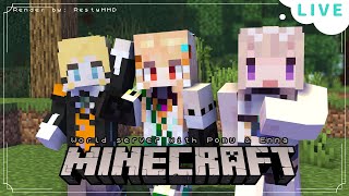 【MINECRAFT】FIRST TIME IN NIJI WORLD SERVER!✨ ☆⭒NIJISANJI EN ✧ Millie Parfait ☆⭒