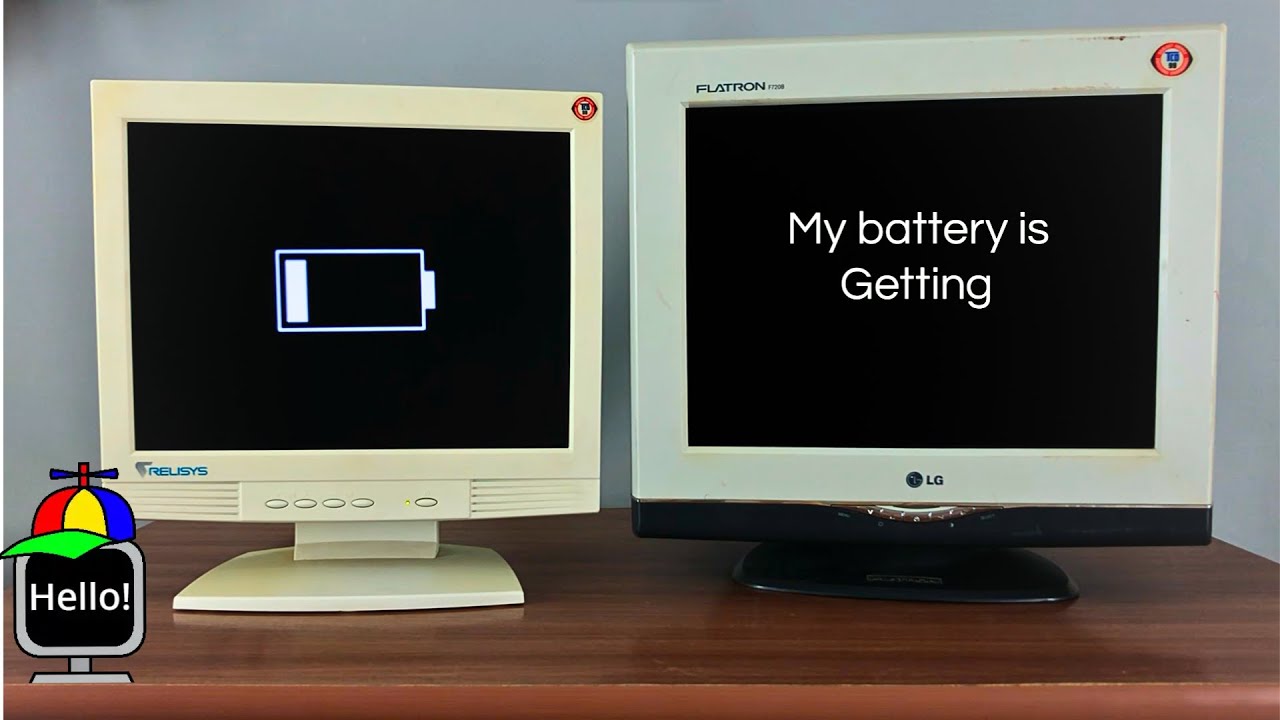 Mr Fun Computer IN REAL LIFE (My battery is getting low) - YouTube