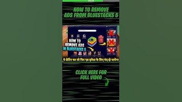 How To Disable Or Remove Ads From Bluestacks 5 | How to off ads in Bluestacks 5 | Bluestack Ads off