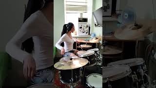 Four 8th-note ride patterns.
