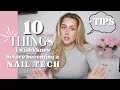 10 THINGS YOU SHOULD KNOW BEFORE BECOMING A NAIL TECH✨ + TIPS 💝| clawsbytasmia