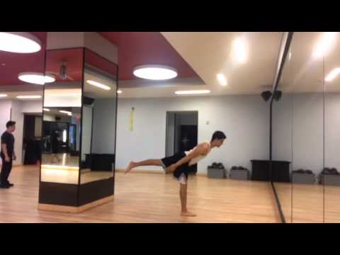 GMB module 8 5/13 floor  pirouette to back scale