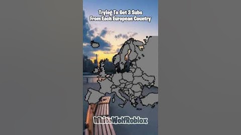 Trying To Get 3 Subscribers From Each European Country! #map #viral #europe #geography