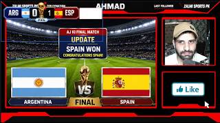 🔴 Argentina vs Spain Live | FIFA World Cup 2026 Final | Full Match Video Game Simulation Today screenshot 4