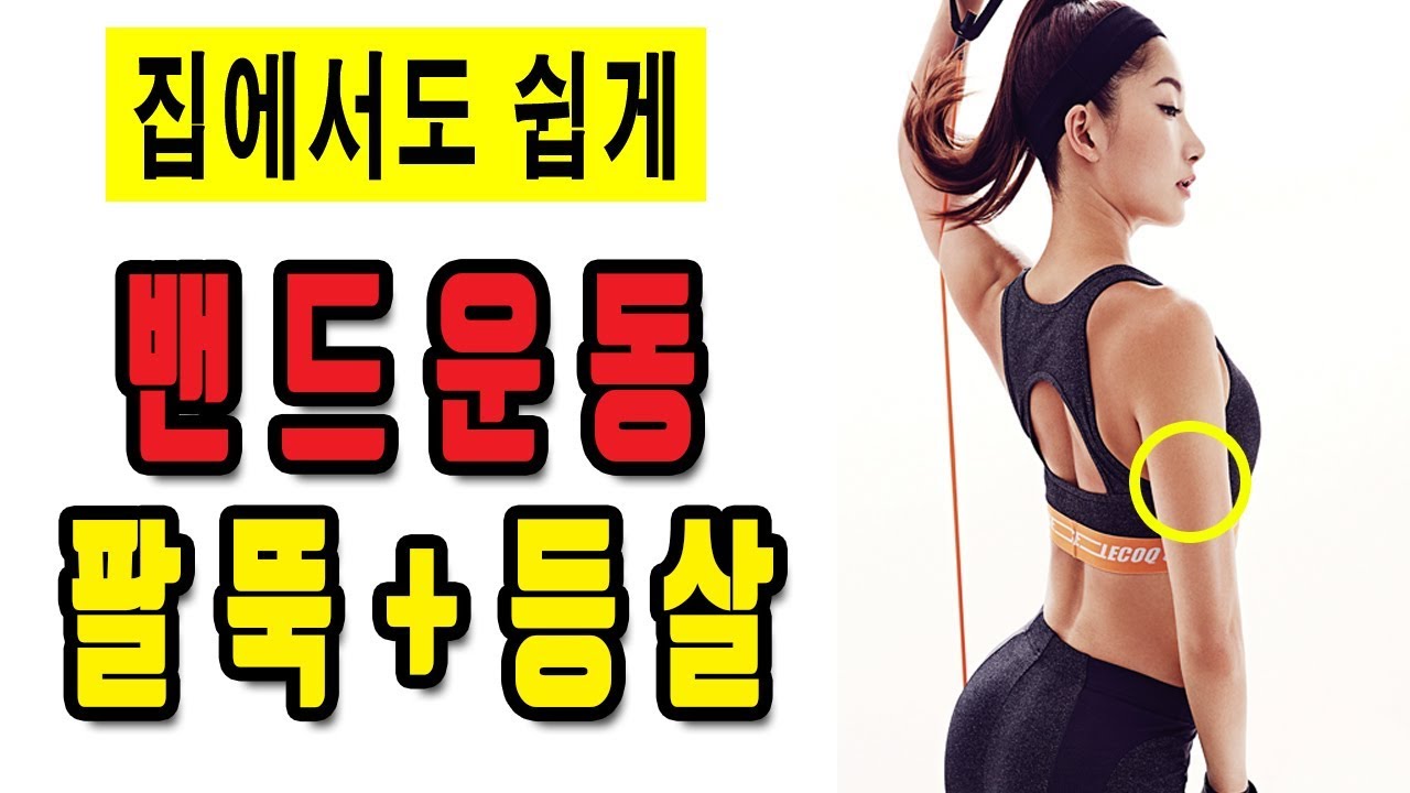 bodyweight training at home [소도구운동 4편] 밴드를 이용한 탄탄한 등+ 팔뚝 만들기ㅣ고민수