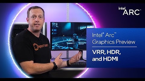 Intel Arc A750 Limited Edition Graphics Card Showcase - VRR/HDR/HDMI