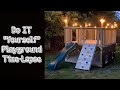 Time-Lapse | Custom Backyard Playground in 9 Days