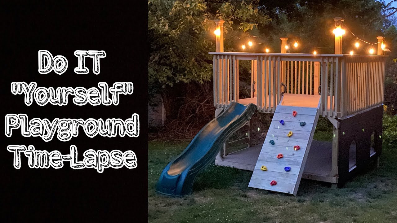 Time-Lapse | Custom Backyard Playground in 9 Days