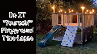 TimeLapse | Custom Backyard Playground in 9 Days