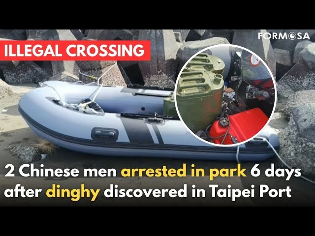 2 Chinese men in custody after crossing Taiwan Strait in dinghy｜Taiwan News
