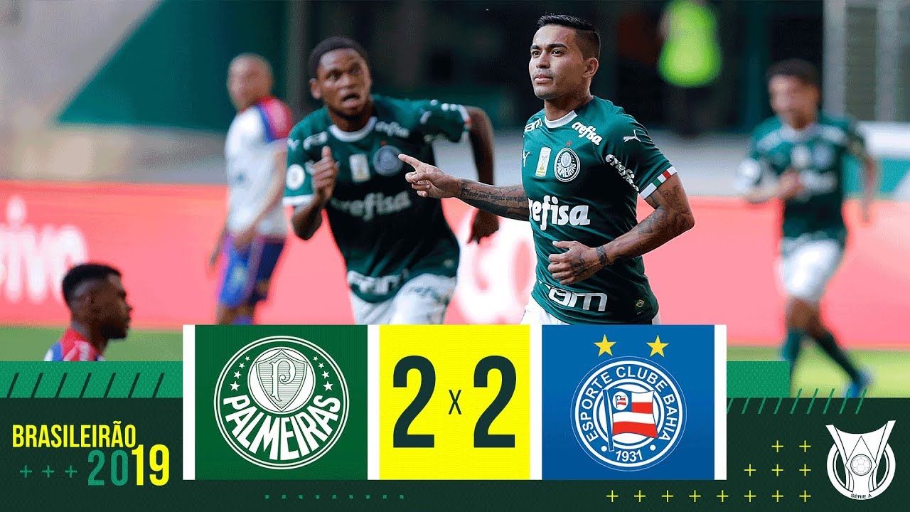 PALMEIRAS 2 x 2 BAHIA – Melhores Momentos – Brasileirão 2019 (11/08/2019)