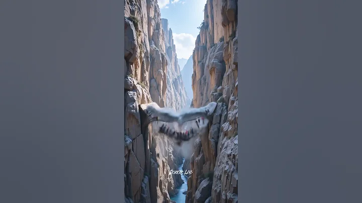 The cliff cracked, collapsed and destroyed, hitting the broken bridge #feedshorts #shorts