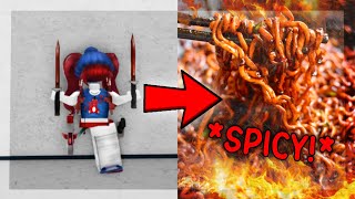 MM2 but if I die I eat SPICY NOODLES… *PAINFULL* (Murder Mystery 2)