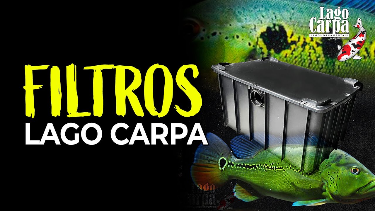 Conheça os filtros exclusivos da LAGO CARPA!