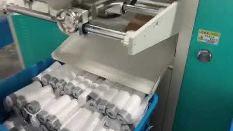 drawtape garbage bag on roll machine