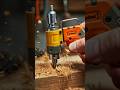 Mini Wood Hole Boring Tool in Action 🔧 | Tiny Powerful Drill Machine #Shorts