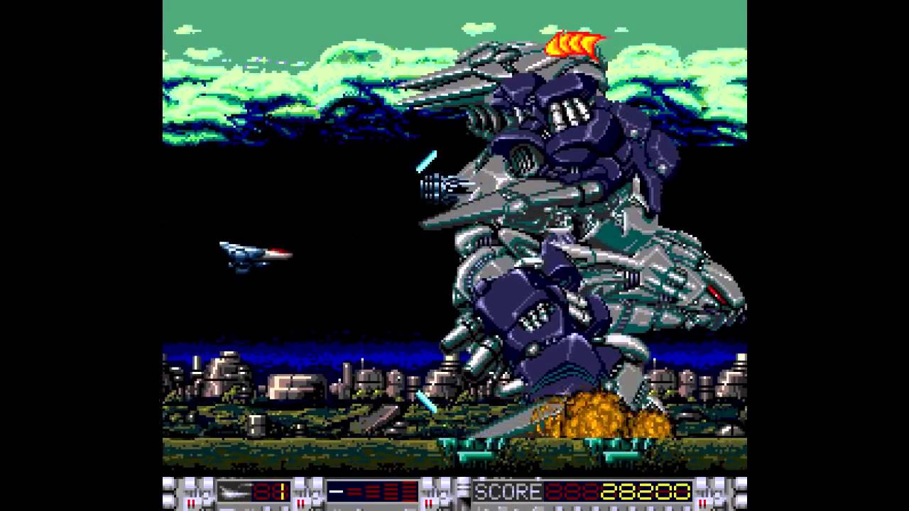 Aldynes ... (TurboGrafx-16) Gameplay - YouTube