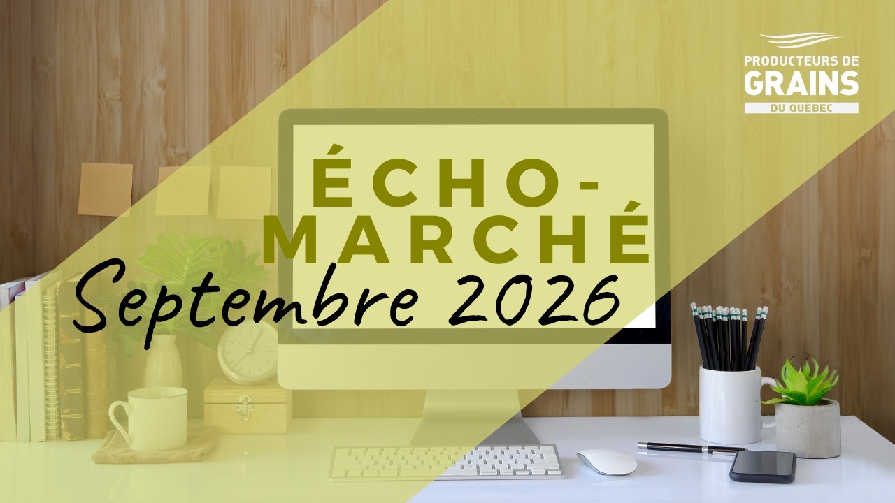Écho-Marché - Septembre 2026