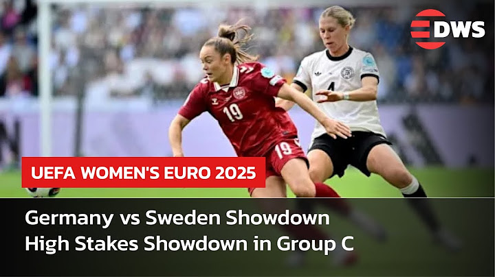 Clash of Titans: Germany vs Sweden | Women's Euro 2025 Group C Battle | AD15