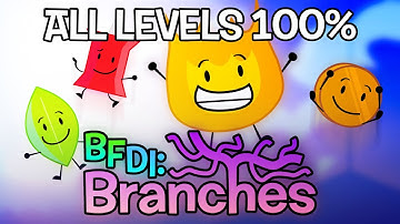 BFDI: Branches Demo - Story Mode All Levels 100% Walkthrough (Uncommentated)