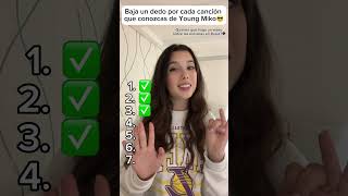 Baja un dedo por cada canción que conozcas de Young Miko😎 #youngmiko #pr #tiktok #musica #trend