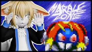 Sonic 1's Marble Zone is SCARY!