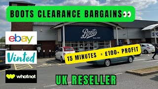 Making an absolute fortune in Boots clearance / Charity shop EBay & Vinted Reseller