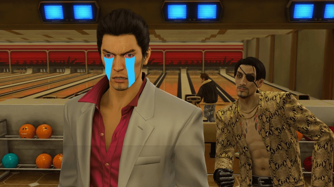 kiryu-and-majima-tries-bowling-youtube