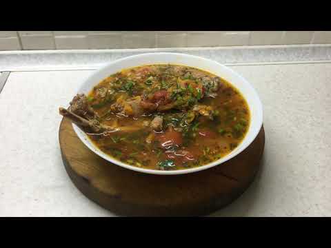 Суп харчо с свиными ребрышками.Вкуснотище,полный отрыв.