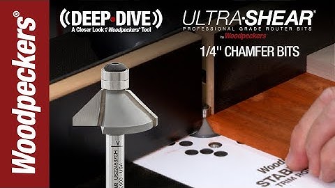 Perfect Miter Joints with Ultra-Shear Chamfer Bits | Deep Dive