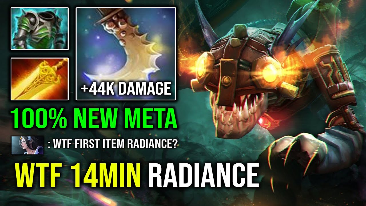 WTF 14Min Radiance Slark 100 NEW Meta Jump On Everyone Hit Like a