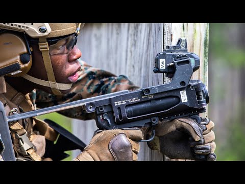 Firing M320 Grenade Launcher - Compact and Powerful Weapon