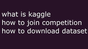 How to use kaggle