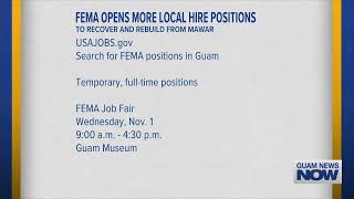 FEMA Opens More Local Hire Positions to Recover, Rebuilt from Mawar