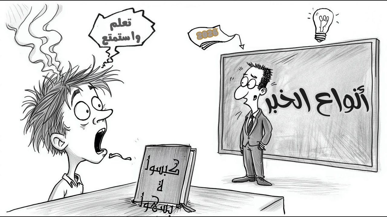 الجملة الاسمية وانواع الخبر - أنواع الخبر في الجملة الاسمية   