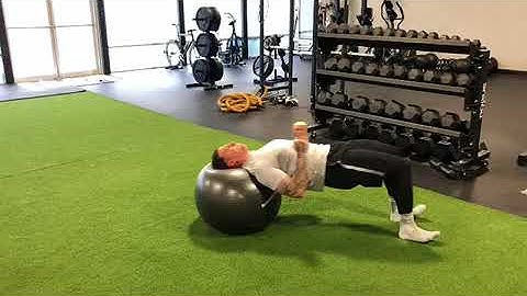 Exercise Demo: Stability Ball Inverted Hamstring Curl