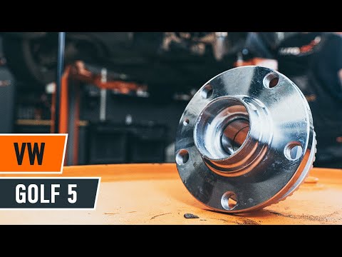 How to replace rear wheel bearing VW GOLF 5 TUTORIAL | AUTODOC
