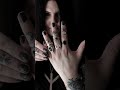 Styling: Occult Jewellery - Pitch Black Onyx Rings, Hunting Moon Ring and Pentagram Rings 🖤