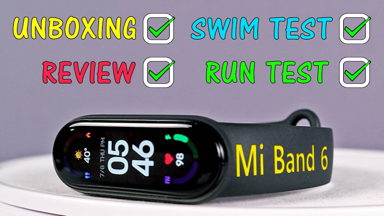 Xiaomi Mi Band 6, Tested on Land & Water