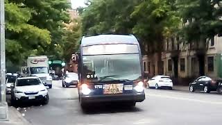 LFSA 2021 Nova bus (M116) departing 116th Street in Frederick Douglass Blvd